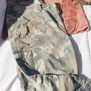 Camouflage Interchangeable Crop to Pants